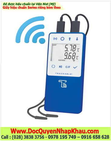 Nhiệt kế Vaccine Mmonitoring -50.00º đến 60.00ºC, 6502 TraceableLIVE® Datalogger Thermometer